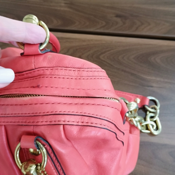 Coach Coral Leather Women's Bag - Picture 8 of 16